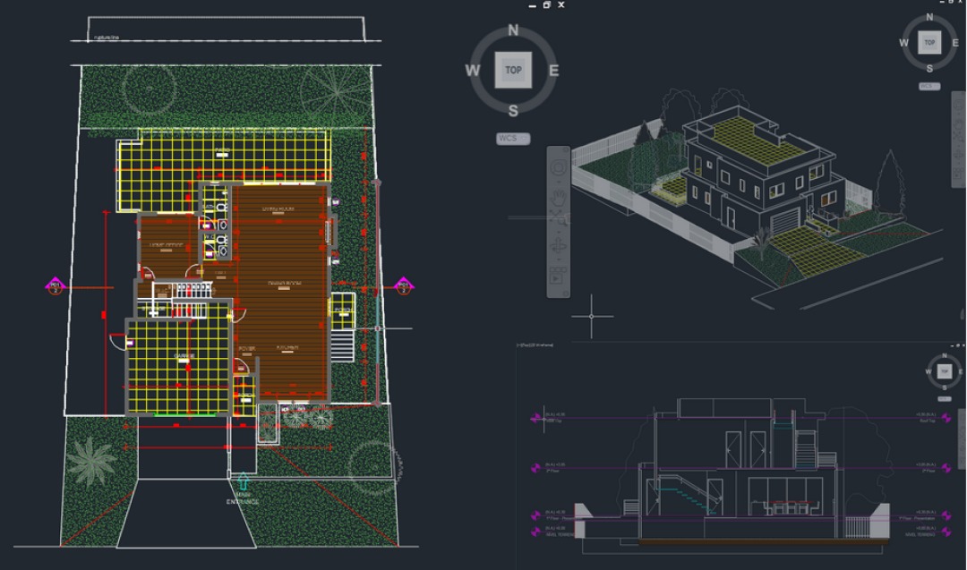 Blueprints in AutoCad